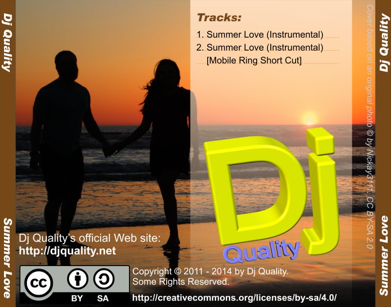 Dj Quality - Summer Love - Back Cover Dj Quality - Summer Love - Back Cover